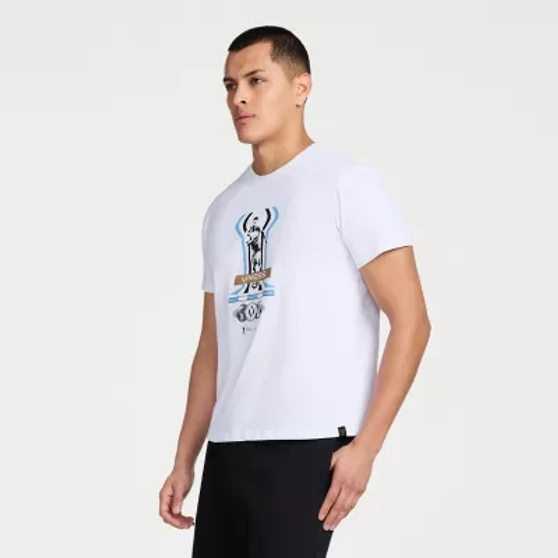 MESSI Collection Mens Round Neck Short Sleeve Regular Fit Graphic T-Shirt