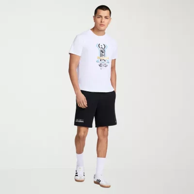 MESSI Collection Mens Round Neck Short Sleeve Regular Fit Graphic T-Shirt
