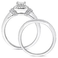 Womens / CT. T.W. Natural White Diamond 10K Gold Bridal Set