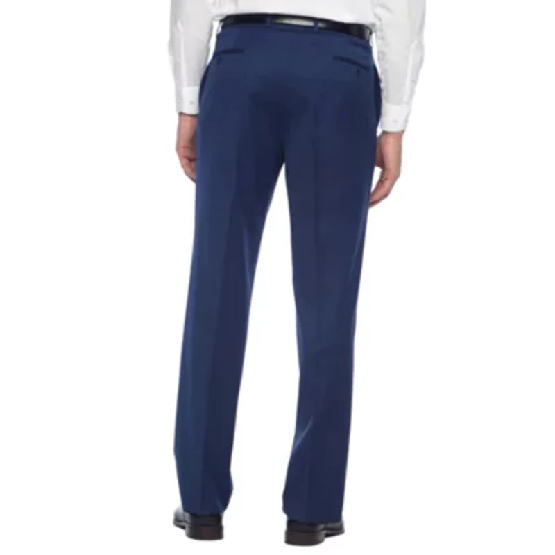 Collection By Michael Strahan Mens Grid Classic Fit Flat Front Suit Pant
