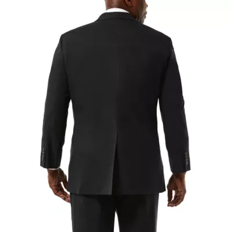 Haggar JMH Premium Stretch Sharkskin Mens Fabric Classic Fit Big and Tall Suit Jacket