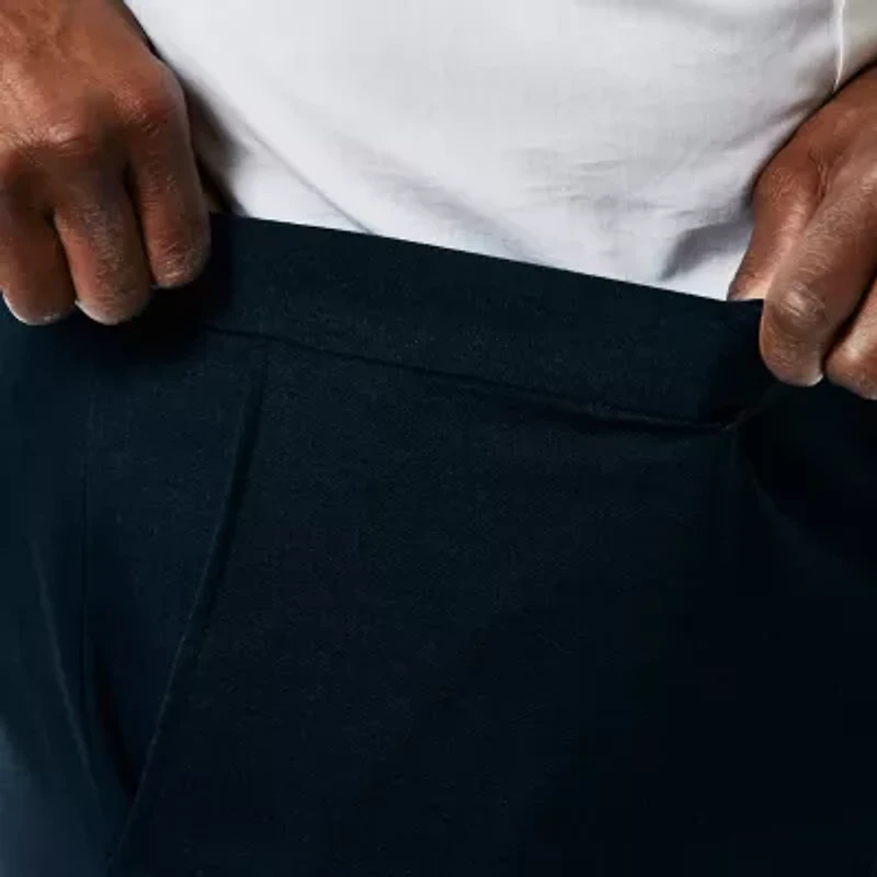 Haggar JMH Premium Stretch Sharkskin Mens Big Fabric Classic Fit Flat Front Suit Pant