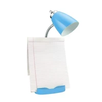 Limelights Gooseneck Organizer Desk Lamp with iPad Tablet Stand Book Holder and Charging Outlet
