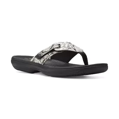 Clarks Cloudsteppers Womens Brinkley Jazz Flip-Flops