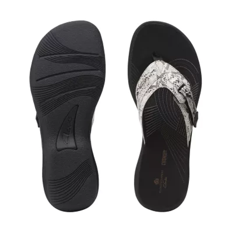 Clarks Cloudsteppers Womens Brinkley Jazz Flip-Flops