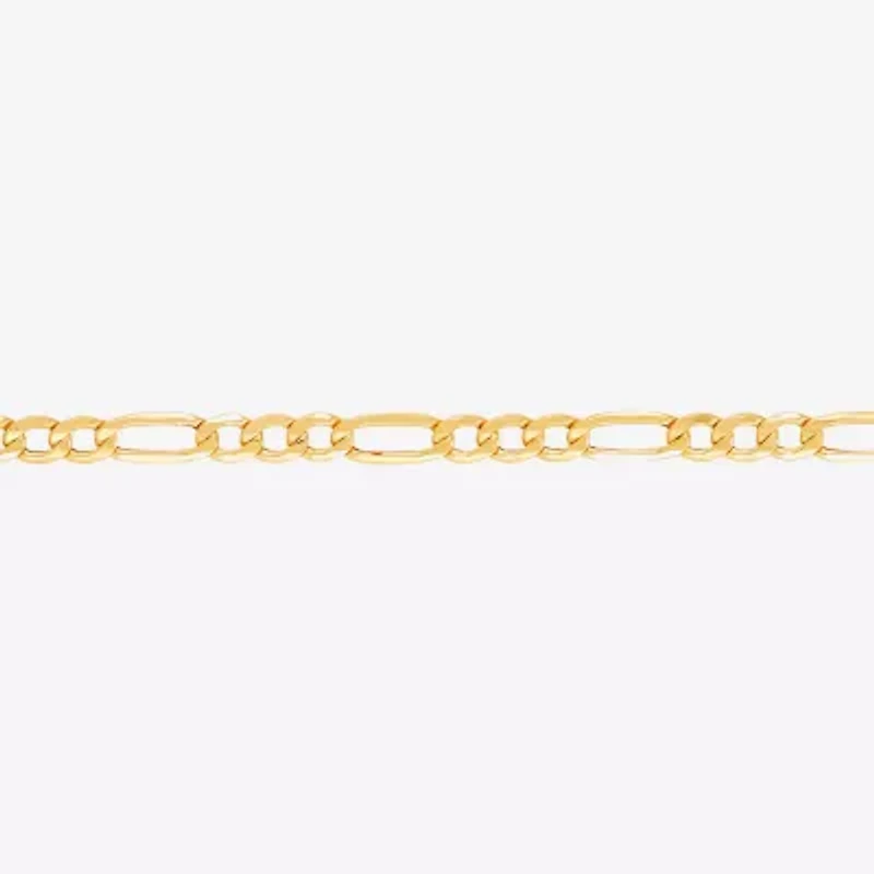 Made in Italy Mens 10K Gold 22 Inch Link Necklace