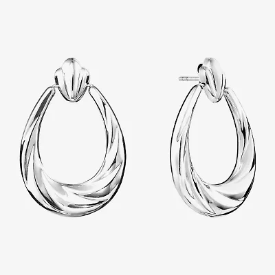 Womens Sterling Silver Drop Earrings