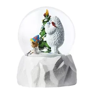 Roman 5.75" Led Rudolph Dome Plays Music Christmas Tabletop Decor