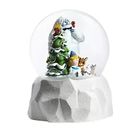 Roman 5.75" Led Rudolph Dome Plays Music Christmas Tabletop Decor