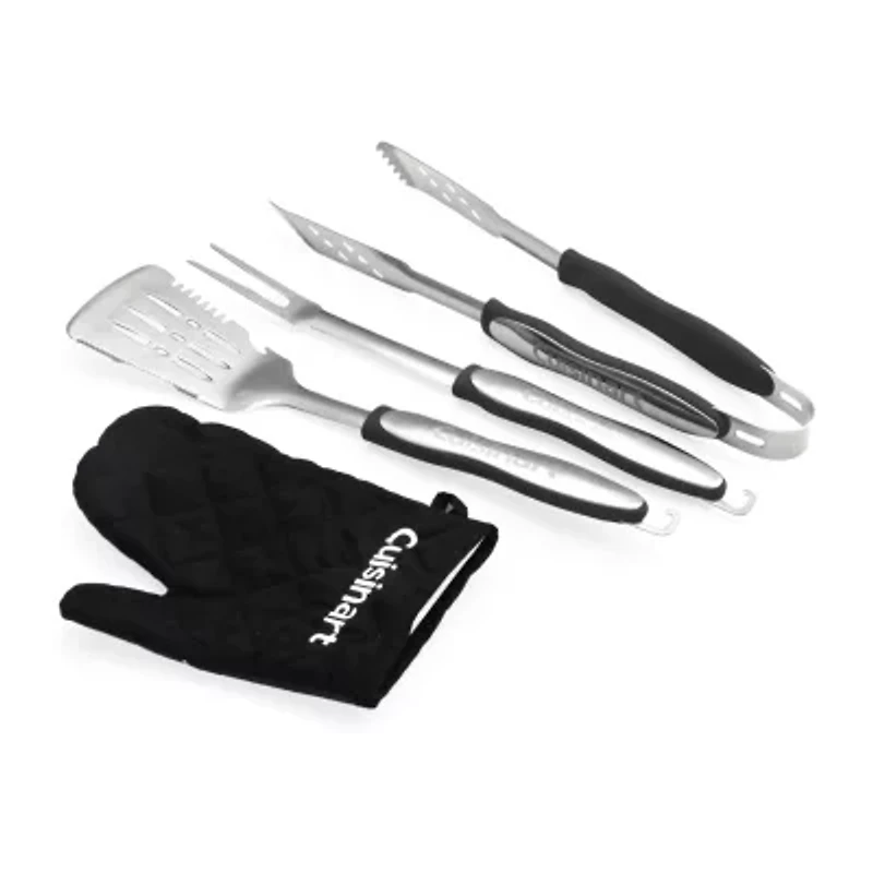 Cuisinart Outdoors Red Grill Tools 4-pc. Grill Sets