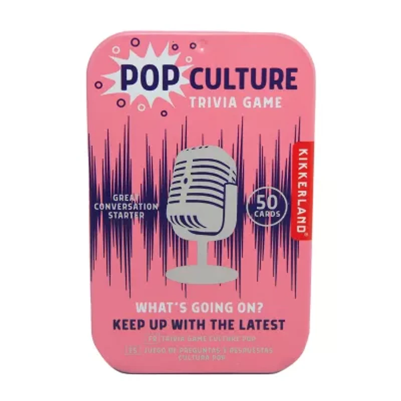 Kikkerland Pop Culture Trivia Card Game