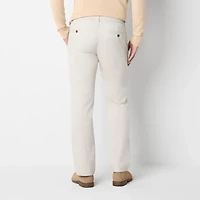 St. John's Bay Stretch Chino Mens Straight Fit Flat Front Pant