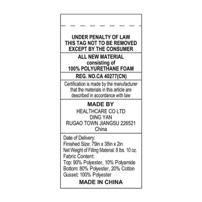 Bodipedic™ Home 2 Inch Gel Infused Topper with Graphene Cover