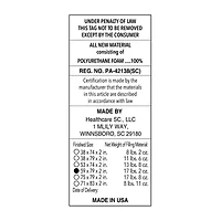 Bodipedic™ Home 2 Inch Gel Memory Foam Topper