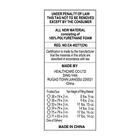 Bodipedic Home 3-Inch Reversible Dual Sided Memory Foam Mattress Topper