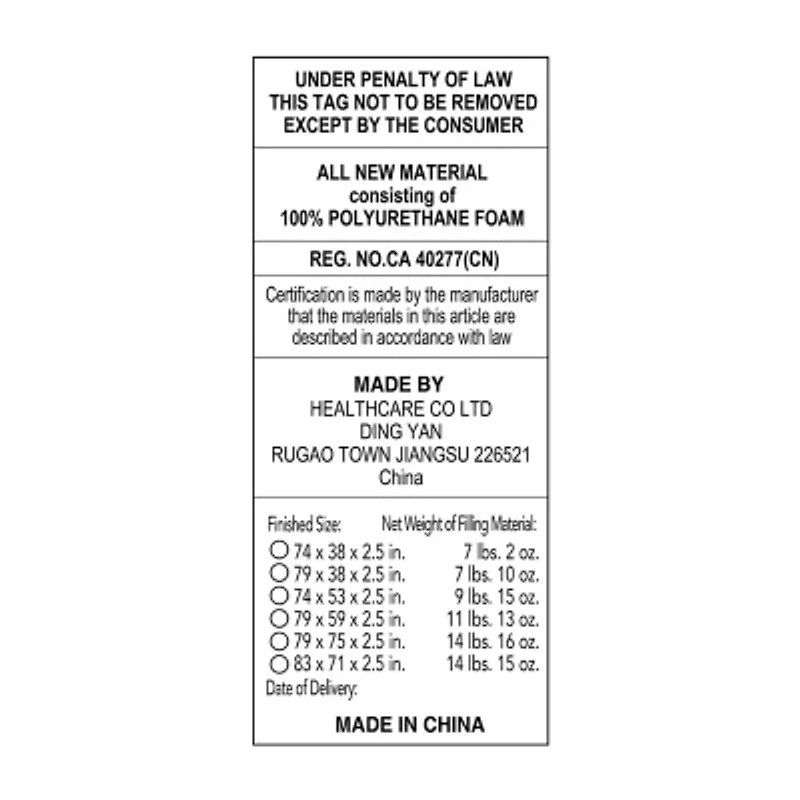 Bodipedic Home 2.5-Inch Gel-Infused Convoluted Memory Foam Mattress Topper