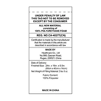 Bodipedic™ Home Aero Fusion Gusseted Memory Foam Pillow