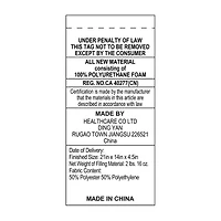 Bodipedic Home Gel Overlay Memory Foam Contour Pillow