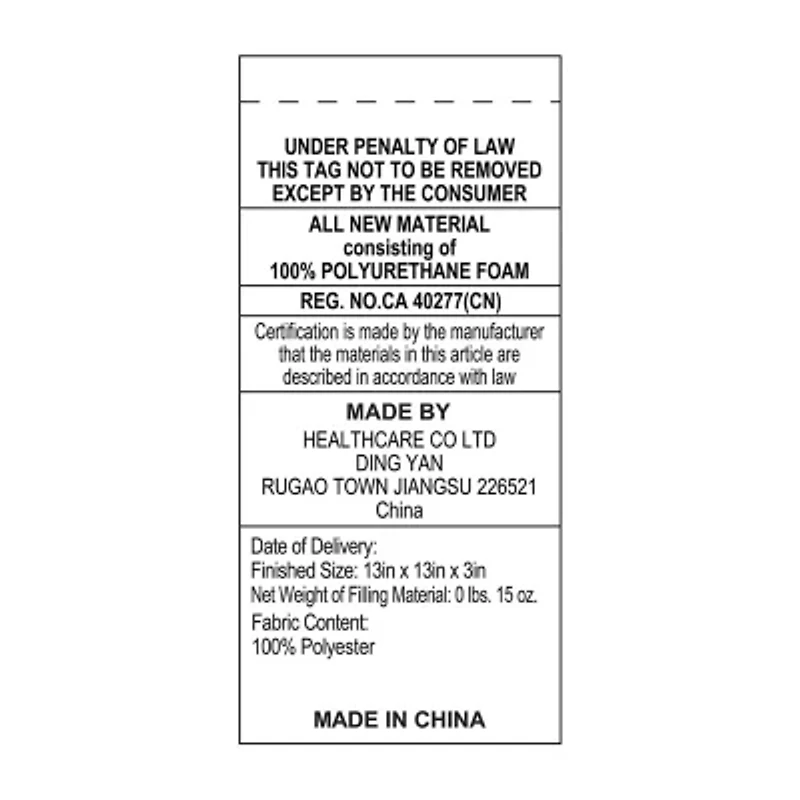 Bodipedic Home U-Neck Support Memory Foam Accessory Pillow