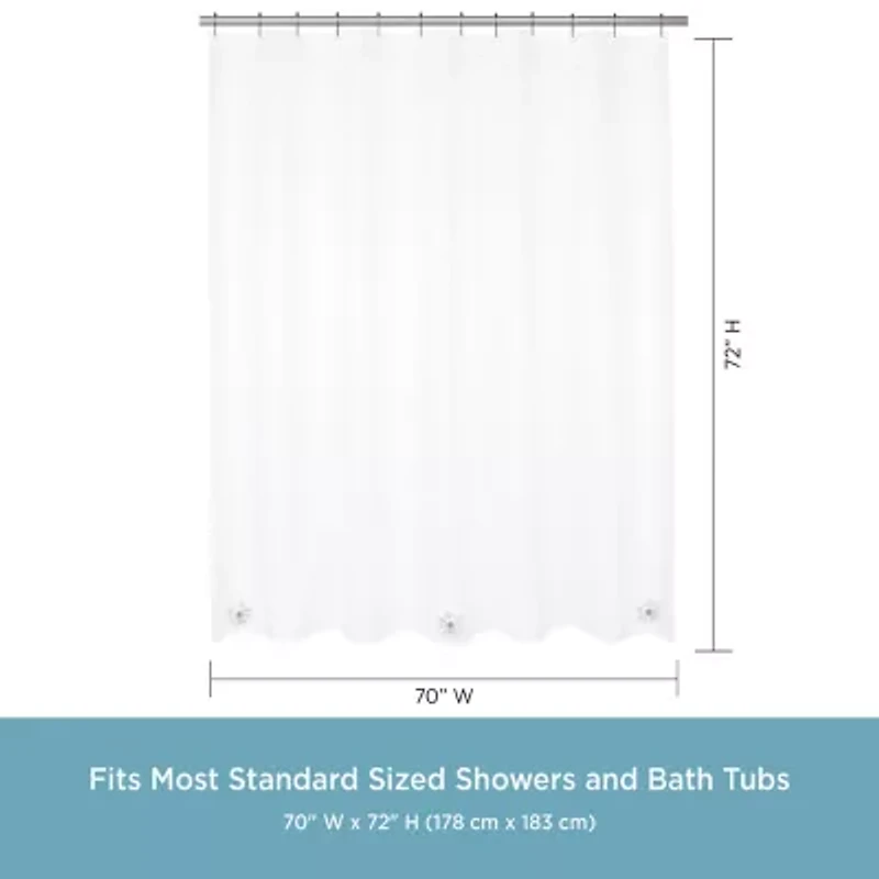 Kenney Lightweight Peva Shower Curtain Liner