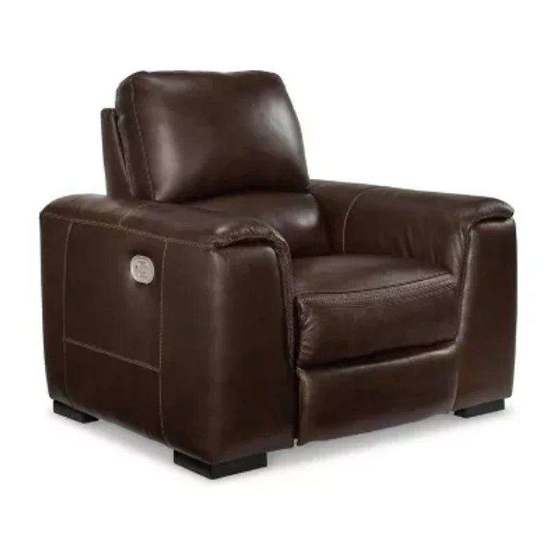Signature Design By Ashley® Alessandro Dual Power Leather Recliner