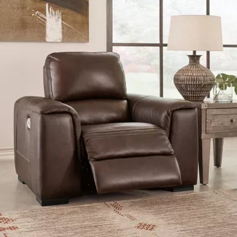 Signature Design By Ashley® Alessandro Dual Power Leather Recliner