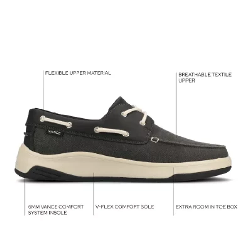 Vance Co Catamaran Mens Round Slip-On Shoe
