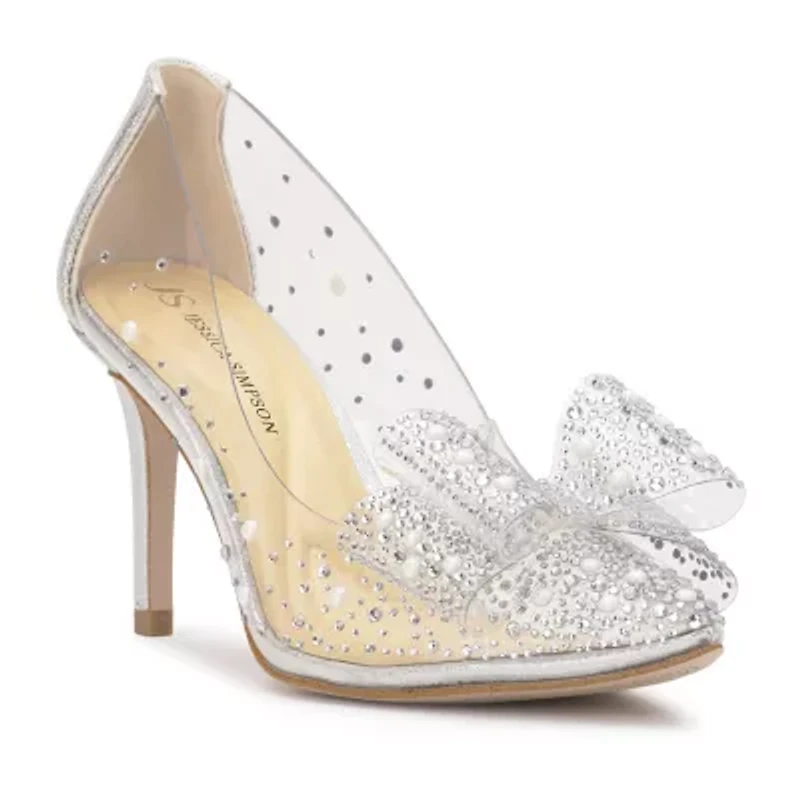 JS Jessica Simpson Womens Avyria Pointed Closed Toe Stiletto Heel Pumps