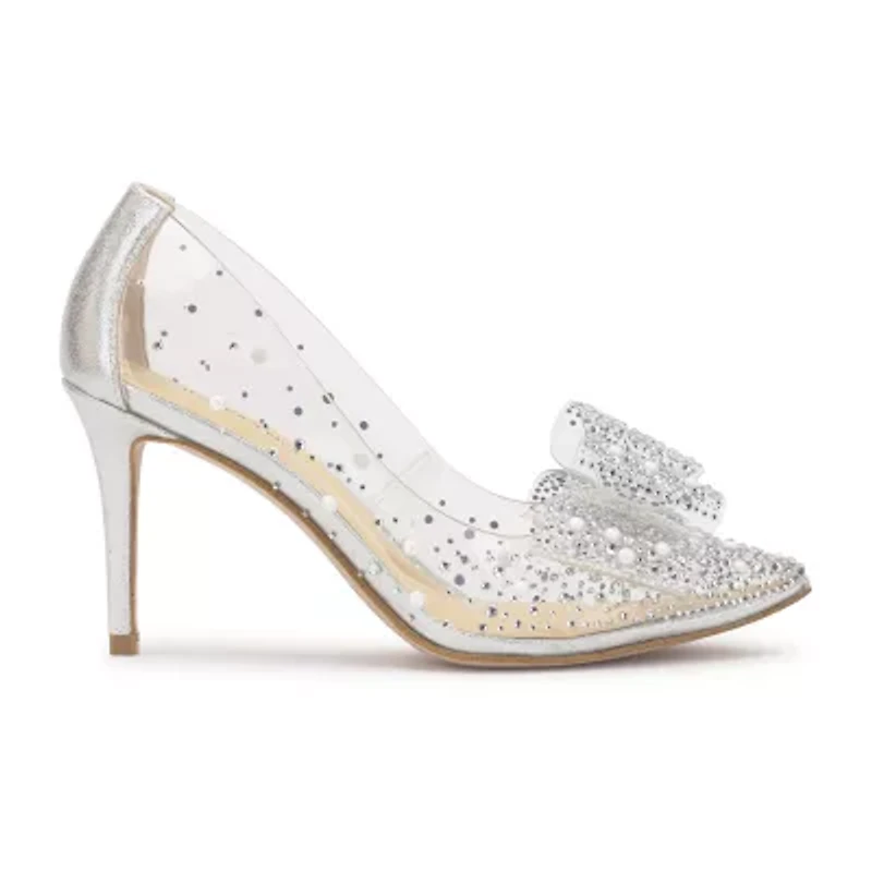 JS Jessica Simpson Womens Avyria Pointed Closed Toe Stiletto Heel Pumps