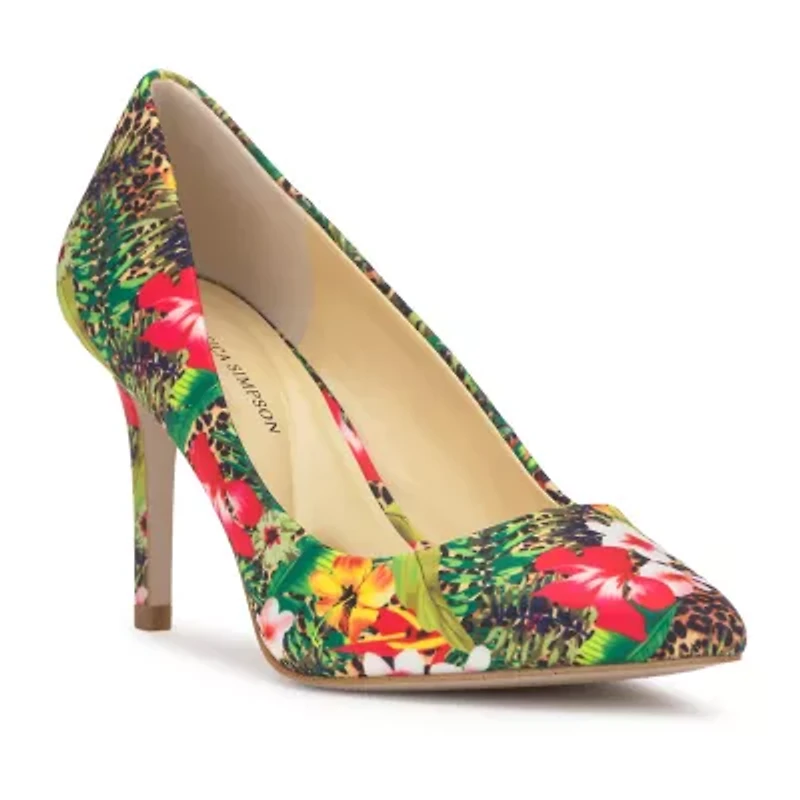 JS Jessica Simpson Apelhan Womens Pointed Closed Toe Stiletto Heel Pumps