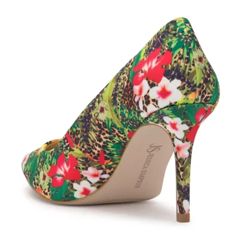 JS Jessica Simpson Apelhan Womens Pointed Closed Toe Stiletto Heel Pumps