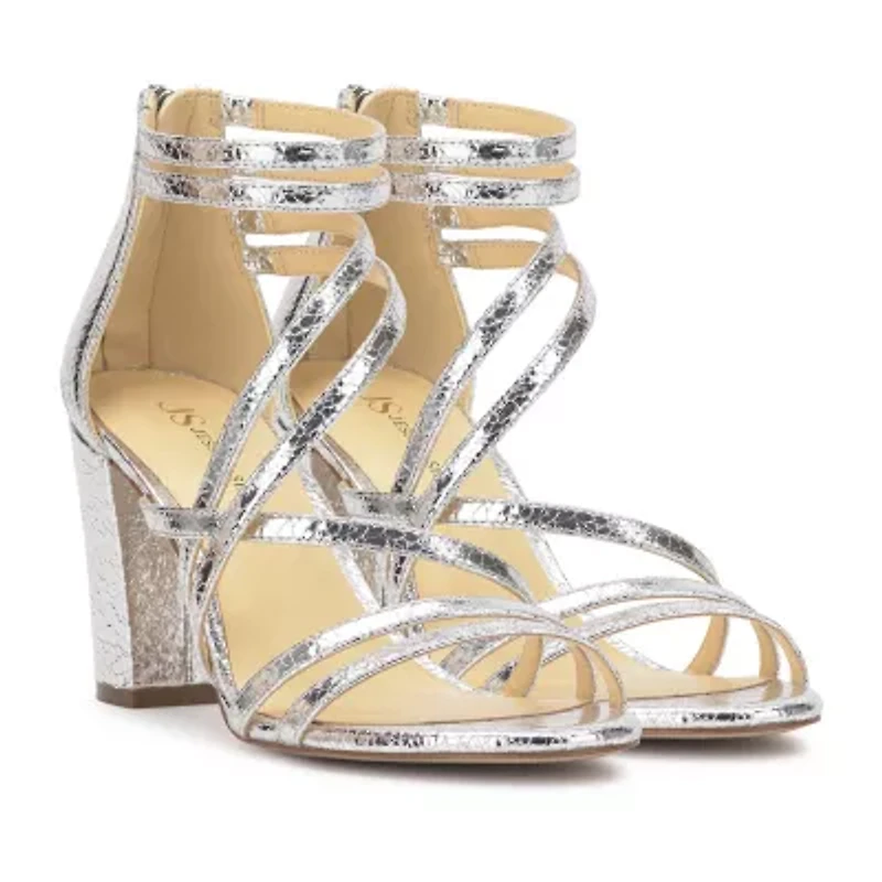 JS Jessica Simpson Womens Hirrine Heeled Sandals