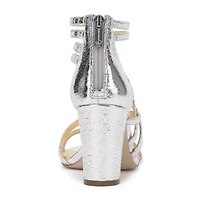 JS Jessica Simpson Womens Hirrine Heeled Sandals