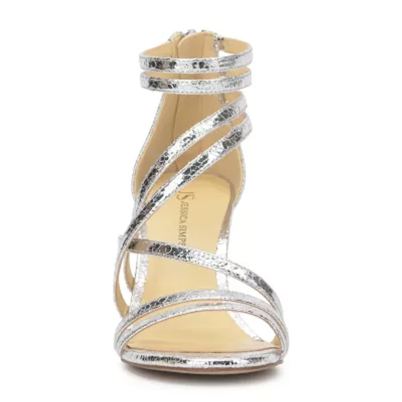 JS Jessica Simpson Womens Hirrine Heeled Sandals