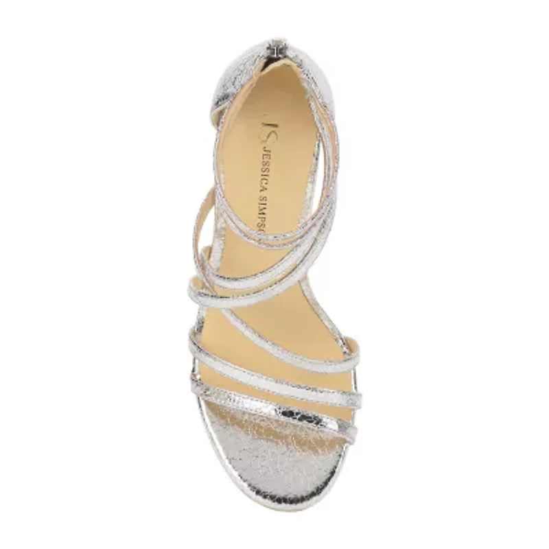 JS Jessica Simpson Womens Hirrine Heeled Sandals