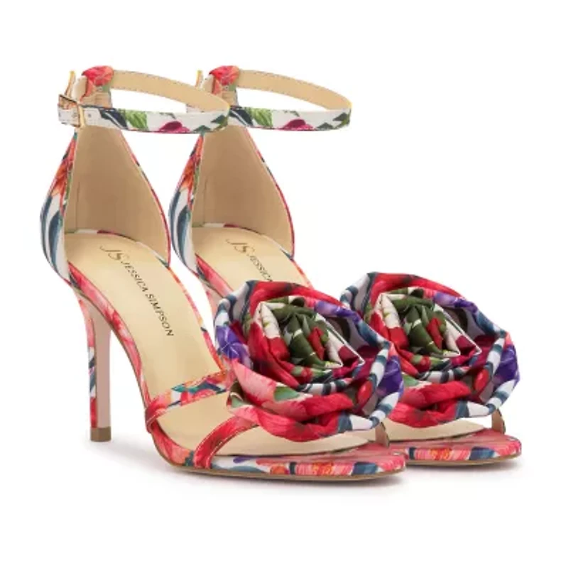 JS Jessica Simpson Womens Taiga Heeled Sandals