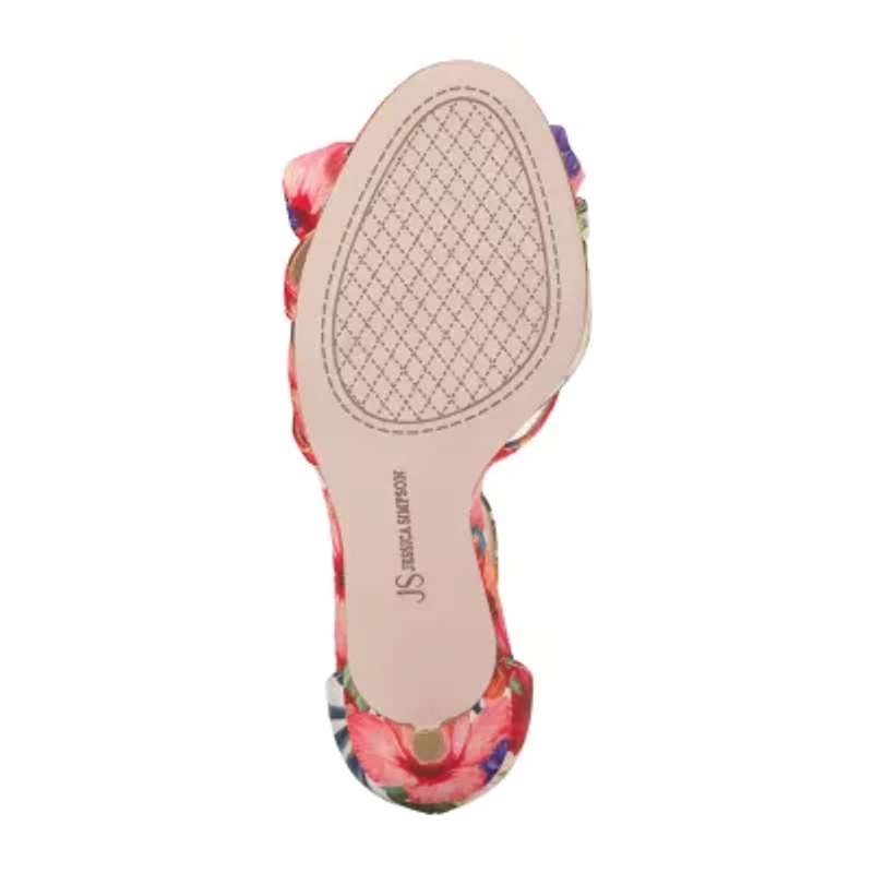 JS Jessica Simpson Womens Taiga Heeled Sandals