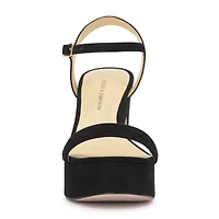 JS Jessica Simpson Xinna Womens Open Toe Chunky Heel Pumps