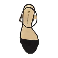JS Jessica Simpson Xinna Womens Open Toe Chunky Heel Pumps