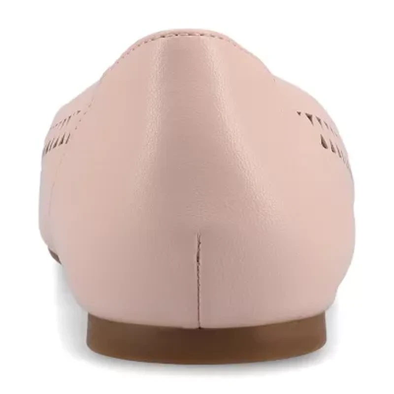 Journee Collection Kamrah Womens Round Closed Toe Ballet Flats
