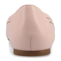 Journee Collection Kamrah Womens Round Closed Toe Ballet Flats