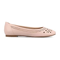 Journee Collection Kamrah Womens Round Closed Toe Ballet Flats