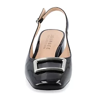Journee Collection Everlee Womens Square Block Heel Pumps
