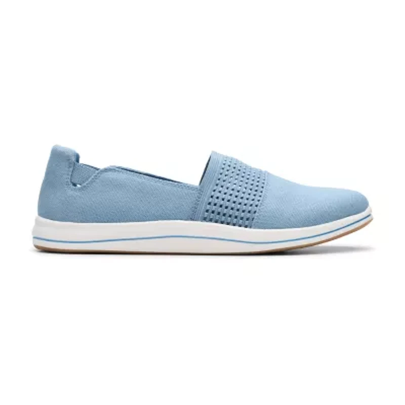 Clarks Cloudsteppers Breeze Vibe Womens Round Closed Toe Slip-On Shoe