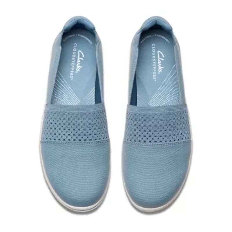 Clarks Cloudsteppers Breeze Vibe Womens Round Closed Toe Slip-On Shoe