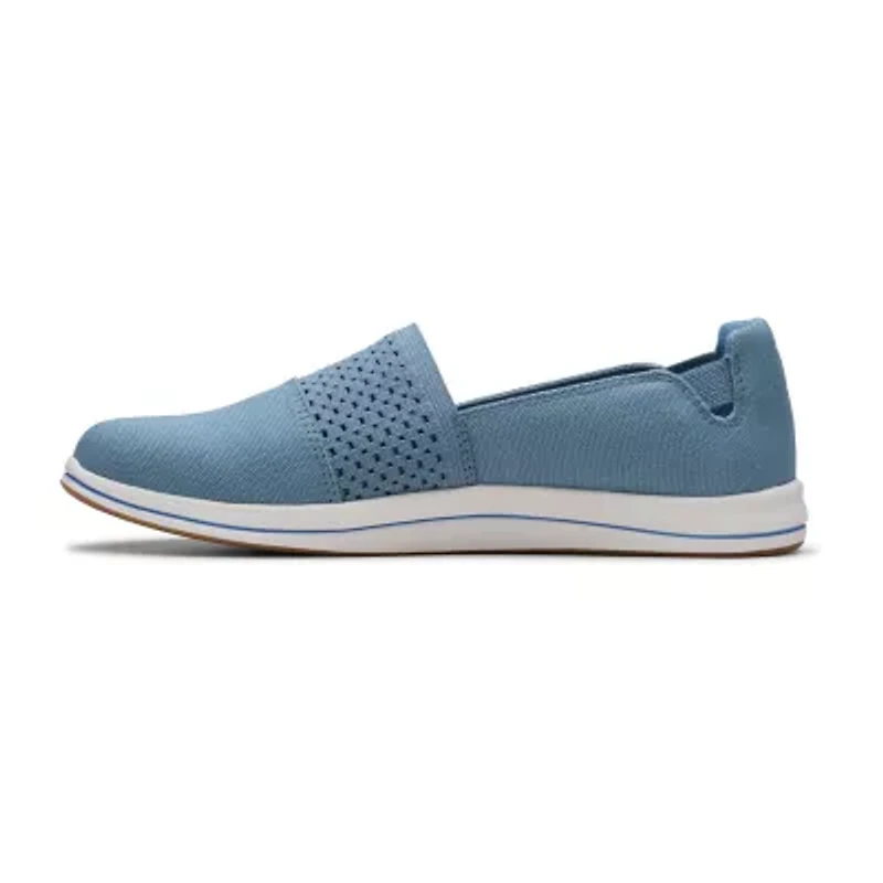 Clarks Cloudsteppers Breeze Vibe Womens Round Closed Toe Slip-On Shoe