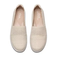 Clarks Cloudsteppers Breeze Vibe Womens Round Closed Toe Slip-On Shoe