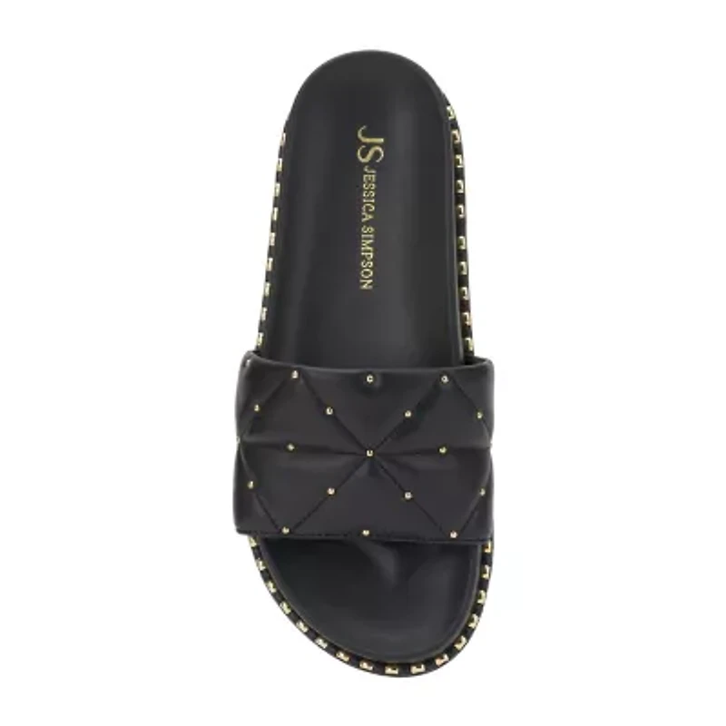 JS Jessica Simpson Cinariah Womens Footbed Sandals
