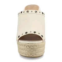 Journee Collection Womens Yari Wedge Sandals