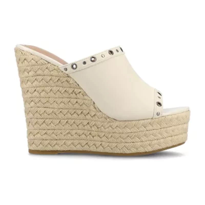 Journee Collection Womens Yari Wedge Sandals
